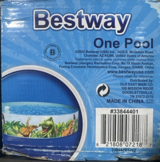 BESTWAY H2OGO! Alberca Infantil One Pool BESALBDIN