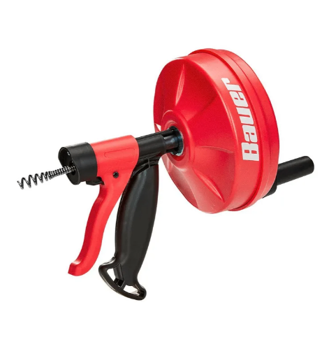 BAUER Destapacaños Desatascador de Drenaje 25 Ft para Taladro 59721